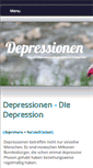 Mobile Screenshot of depressionen-depression.net